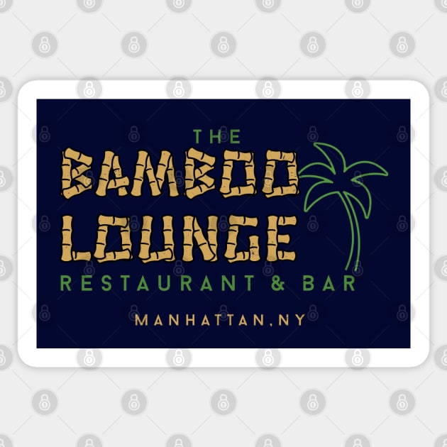 The Bamboo Lounge Restaurant & Bar - modern vintage logo Sticker by BodinStreet